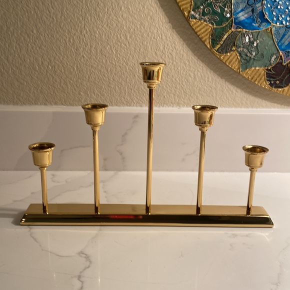 PartyLite Accents Partylite Brass Candlestick Holder Poshmark